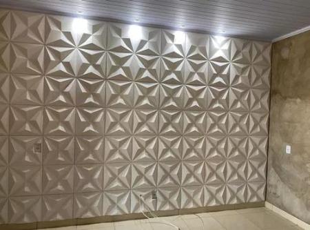 Placas De Gesso 3D Modelo Estrela 39,5 x 39,5