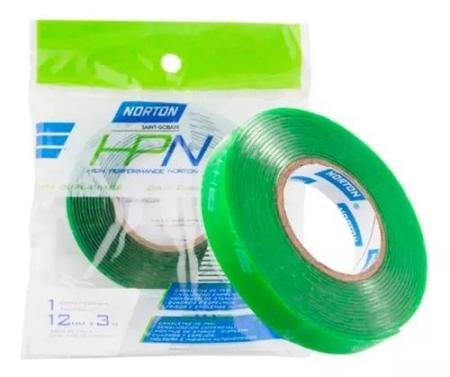 Fita Adesiva Dupla Face Acrílica Transparente 12mm X 3m Norton