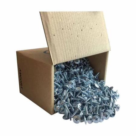 Parafuso de Aço para Drywall 4,2x13mm Ponta Agulha Lentilha  1000 pçs